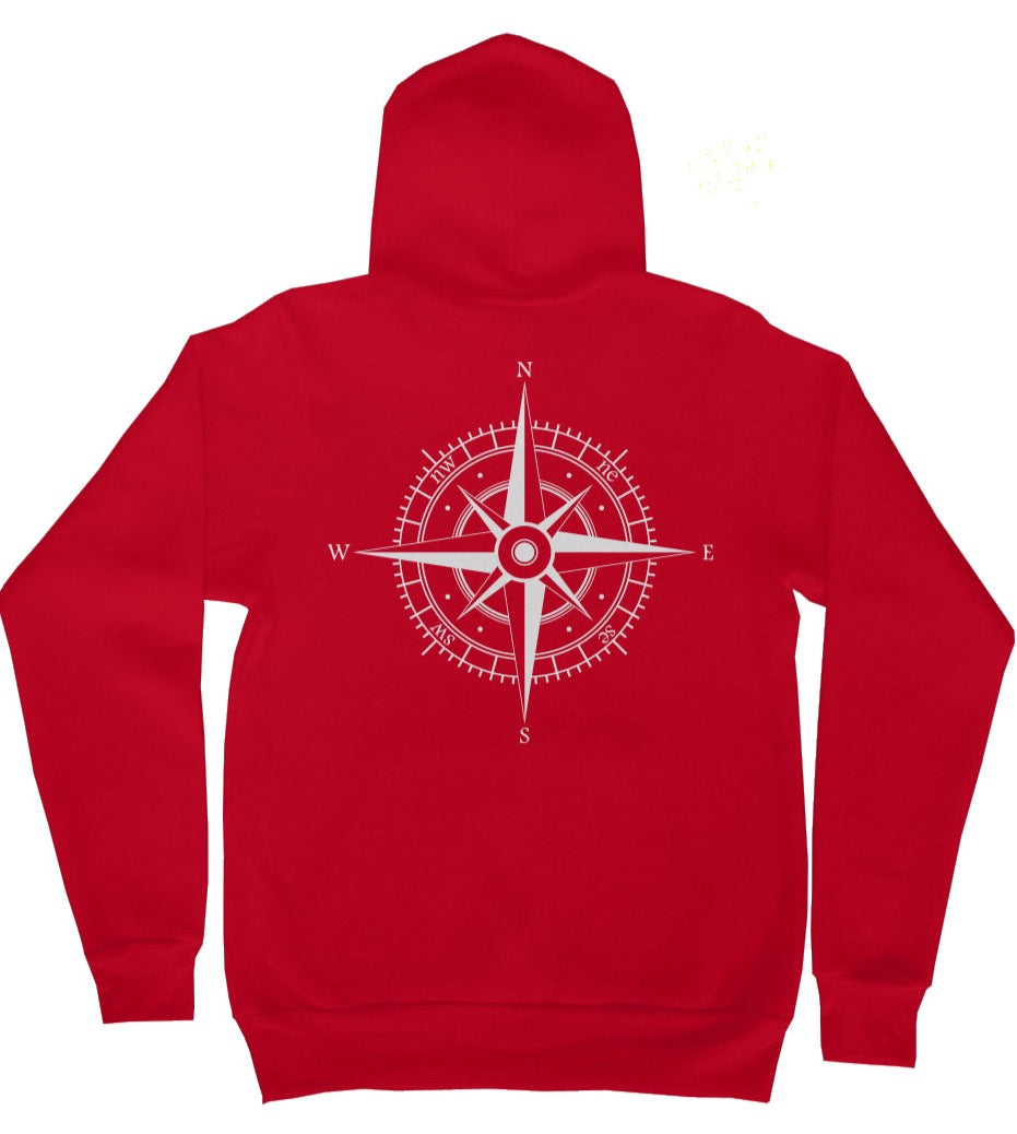 Compass Hoodie | Gildan Full-zip Hoodie