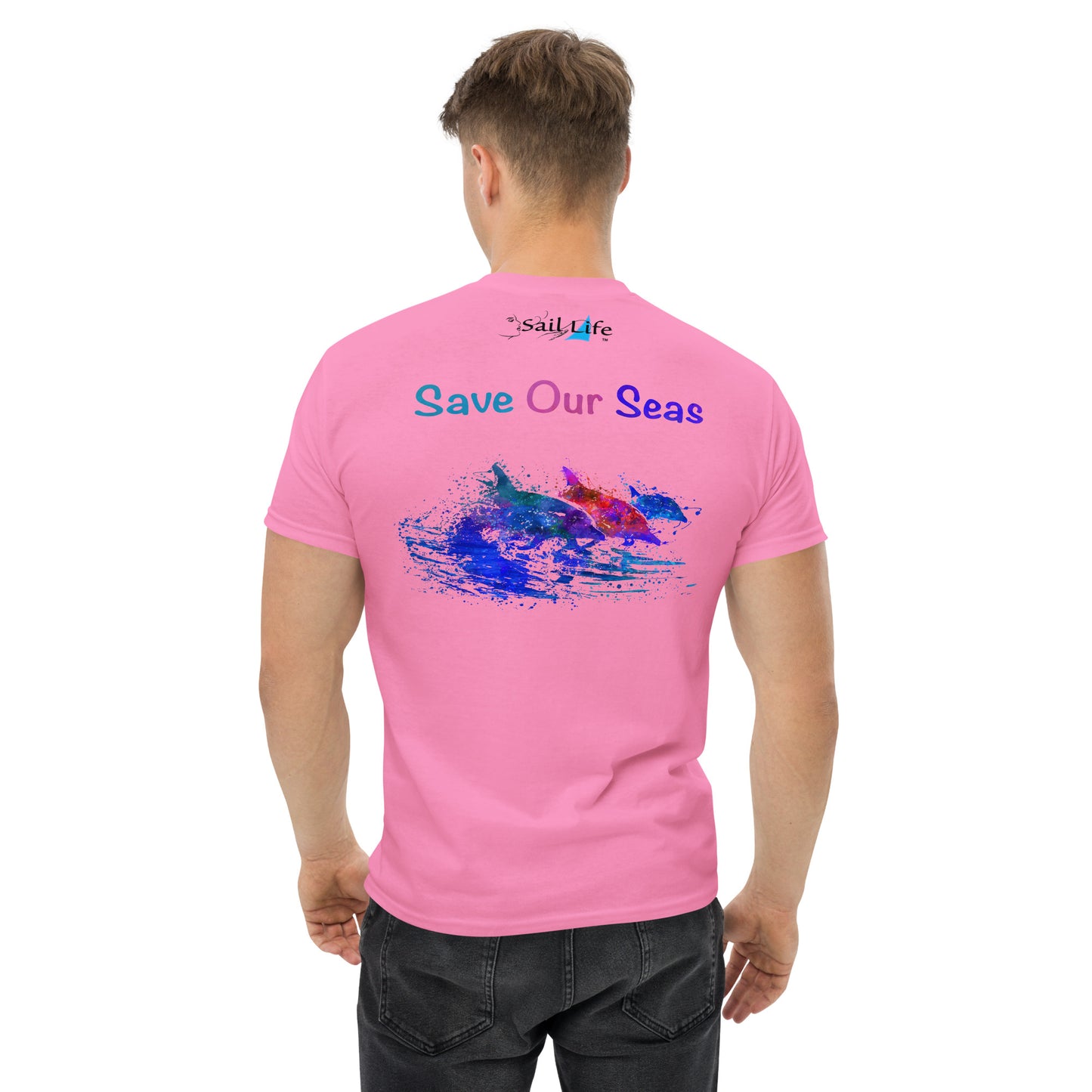 Save Our Seas-Dolphins-WC | Mens Classic Tee