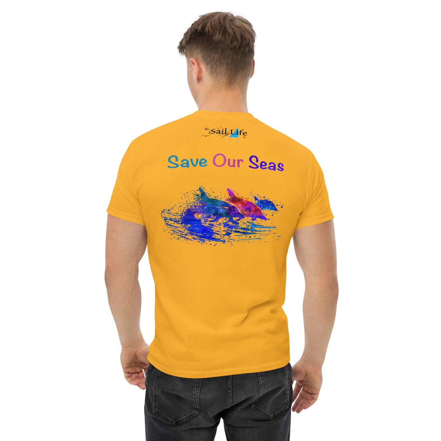 Save Our Seas-Dolphins-WC | Mens Classic Tee