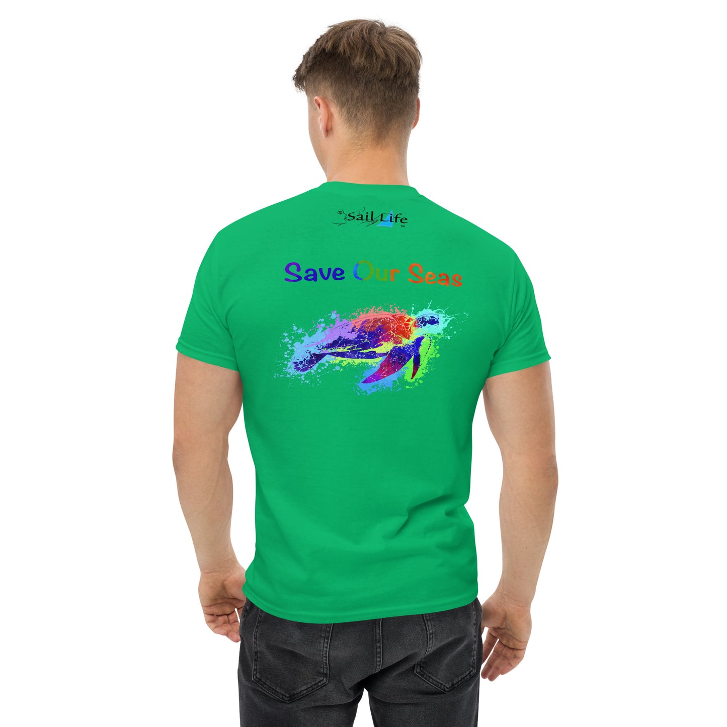 Save Our Seas-Sea Turtle-WC | Mens Classic Tee G5K