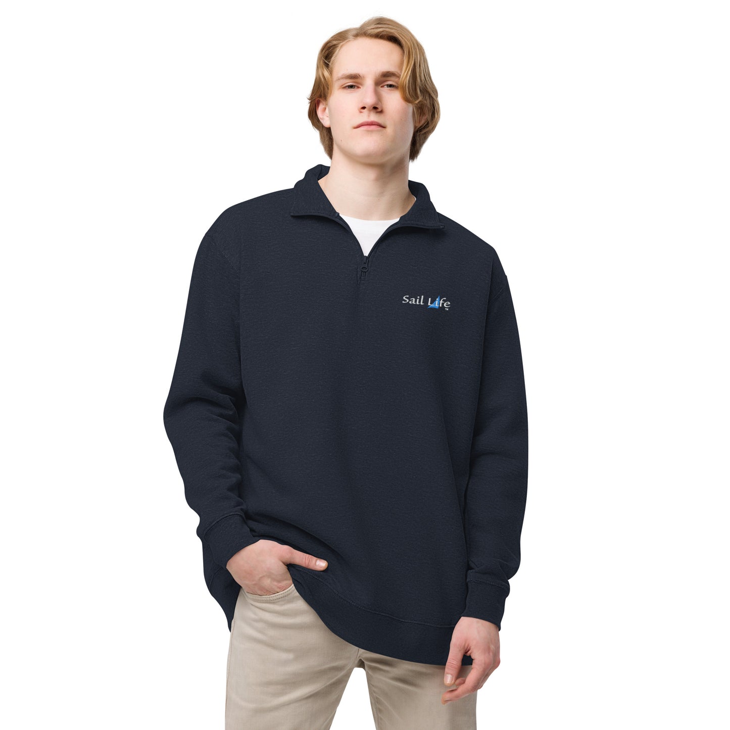 Unisex 3/4 Zip Pullover Fleece