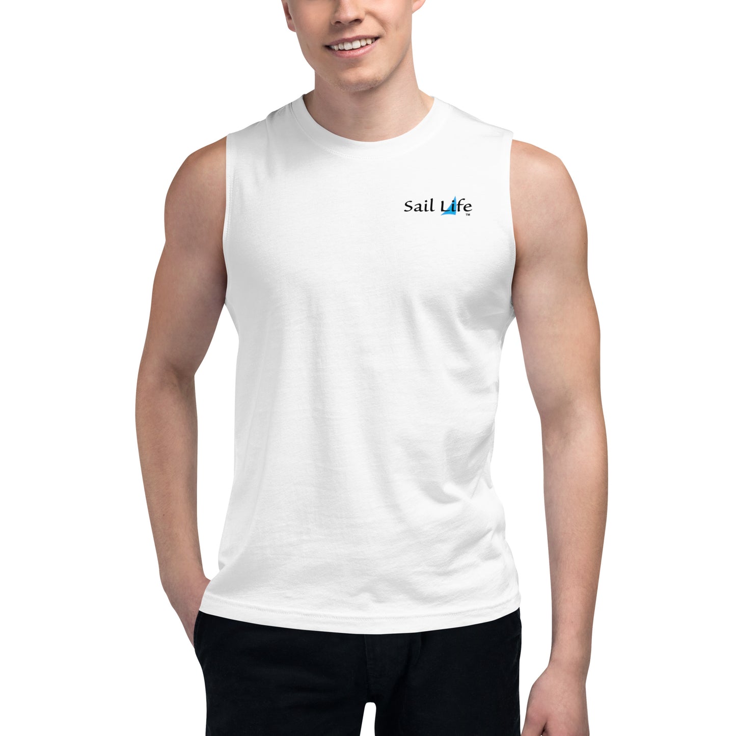 Blank Back-B | Mens Sleeveless T-shirt