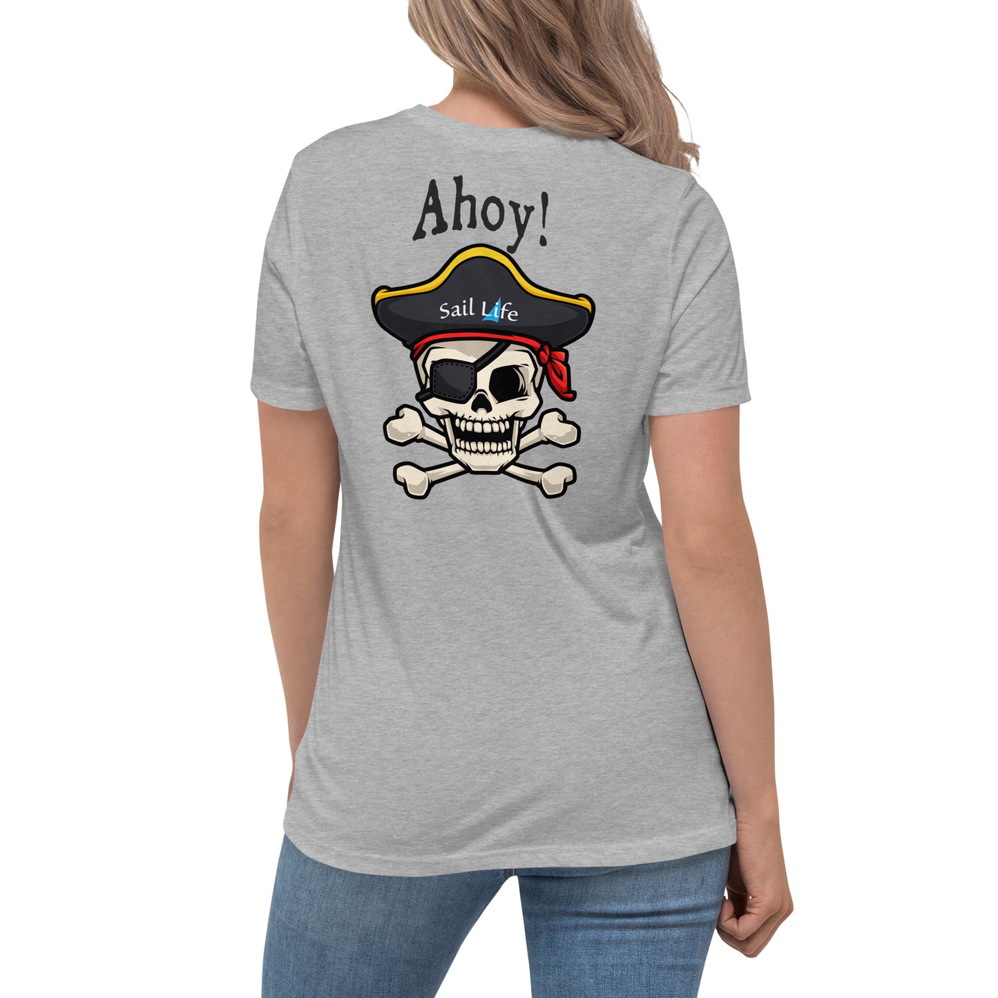 Pirate-Ahoy!-B | Women's Relaxed T-Shirt