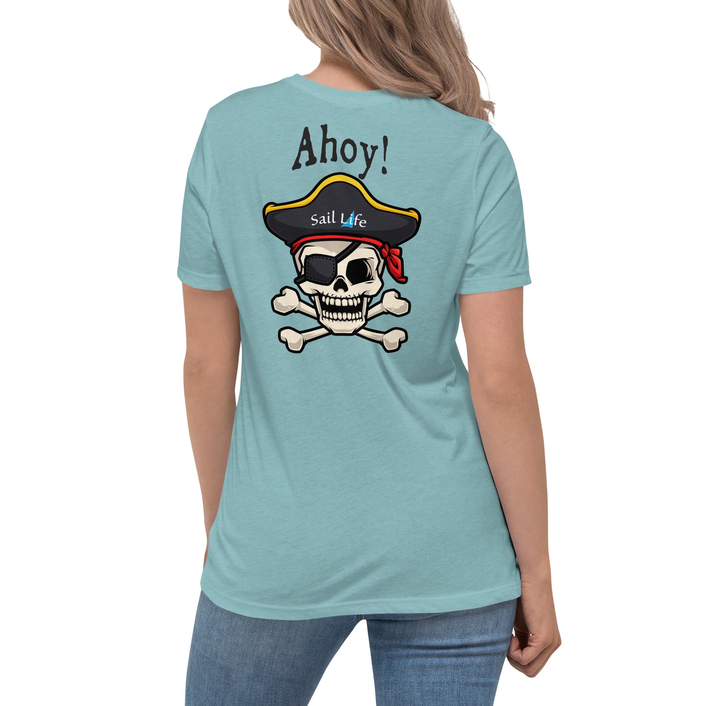 Pirate-Ahoy!-B | Women's Relaxed T-Shirt