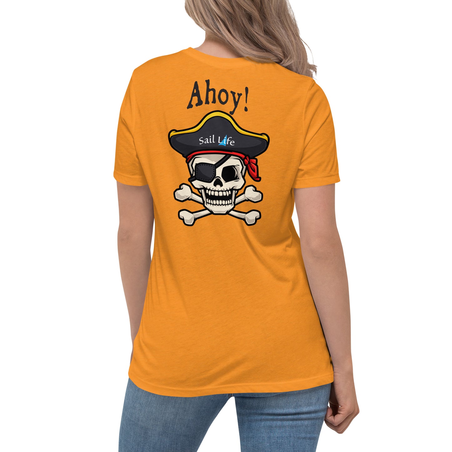 Pirate-Ahoy!-B | Women's Relaxed T-Shirt