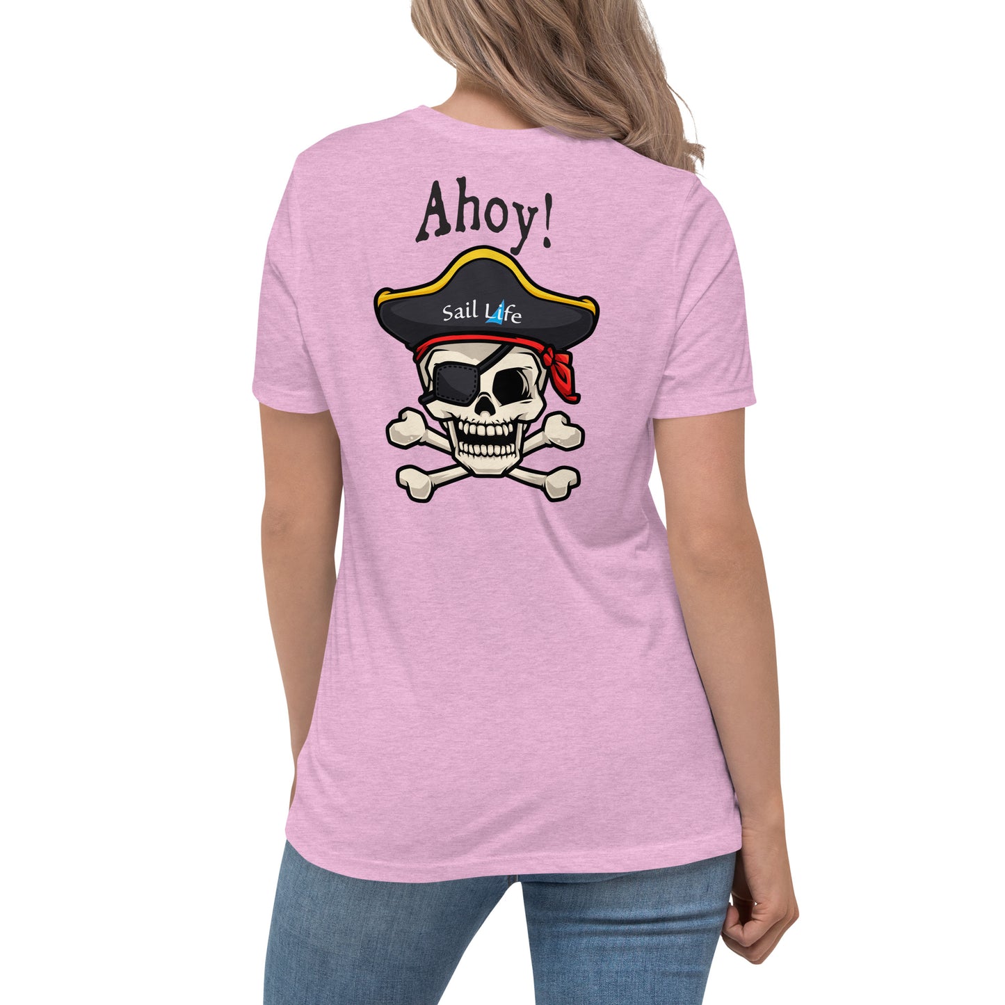 Pirate-Ahoy!-B | Women's Relaxed T-Shirt