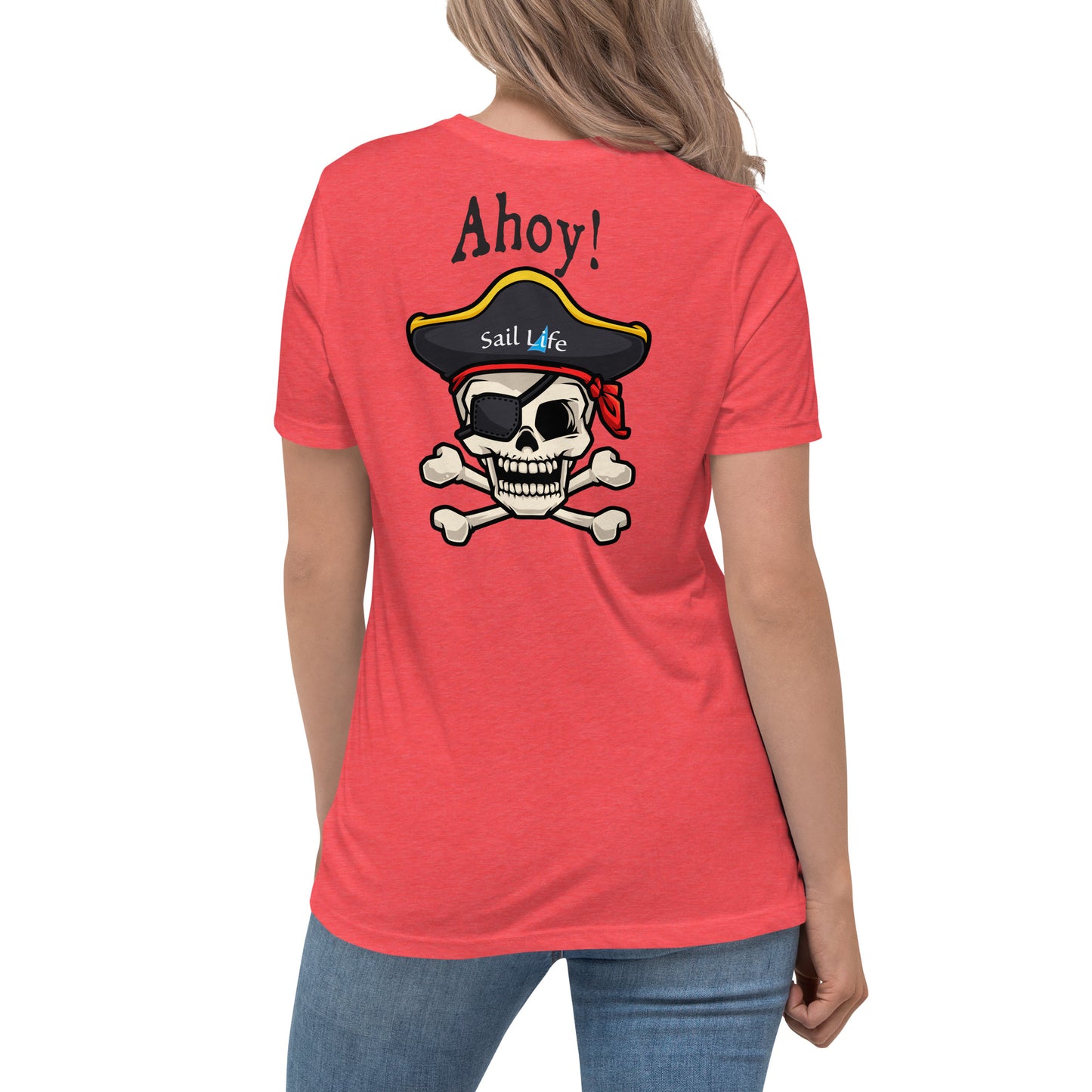 Pirate-Ahoy!-B | Women's Relaxed T-Shirt