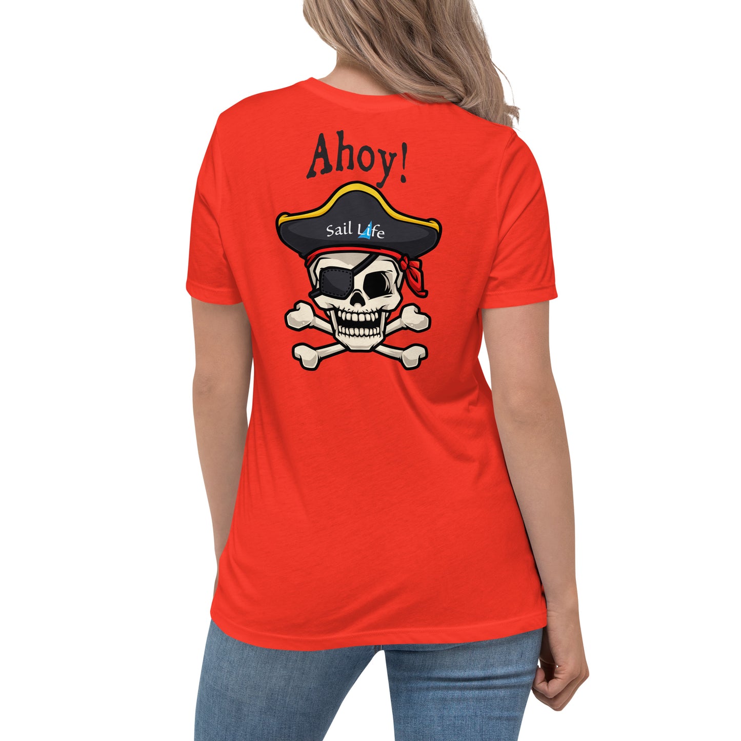 Pirate-Ahoy!-B | Women's Relaxed T-Shirt