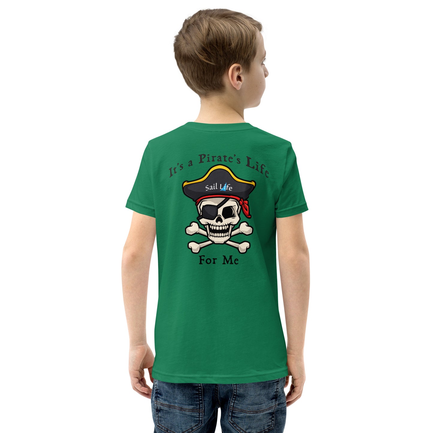 Pirate-Life-B | Boy's Youth Short Sleeve T-Shirt