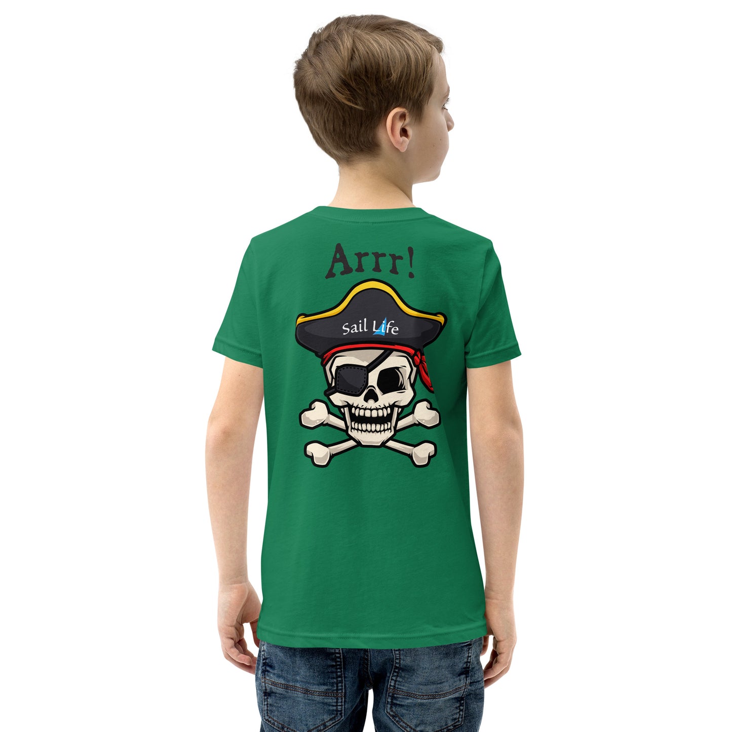 Pirate-Arrr!-B | Boy's Short Sleeve T-Shirt