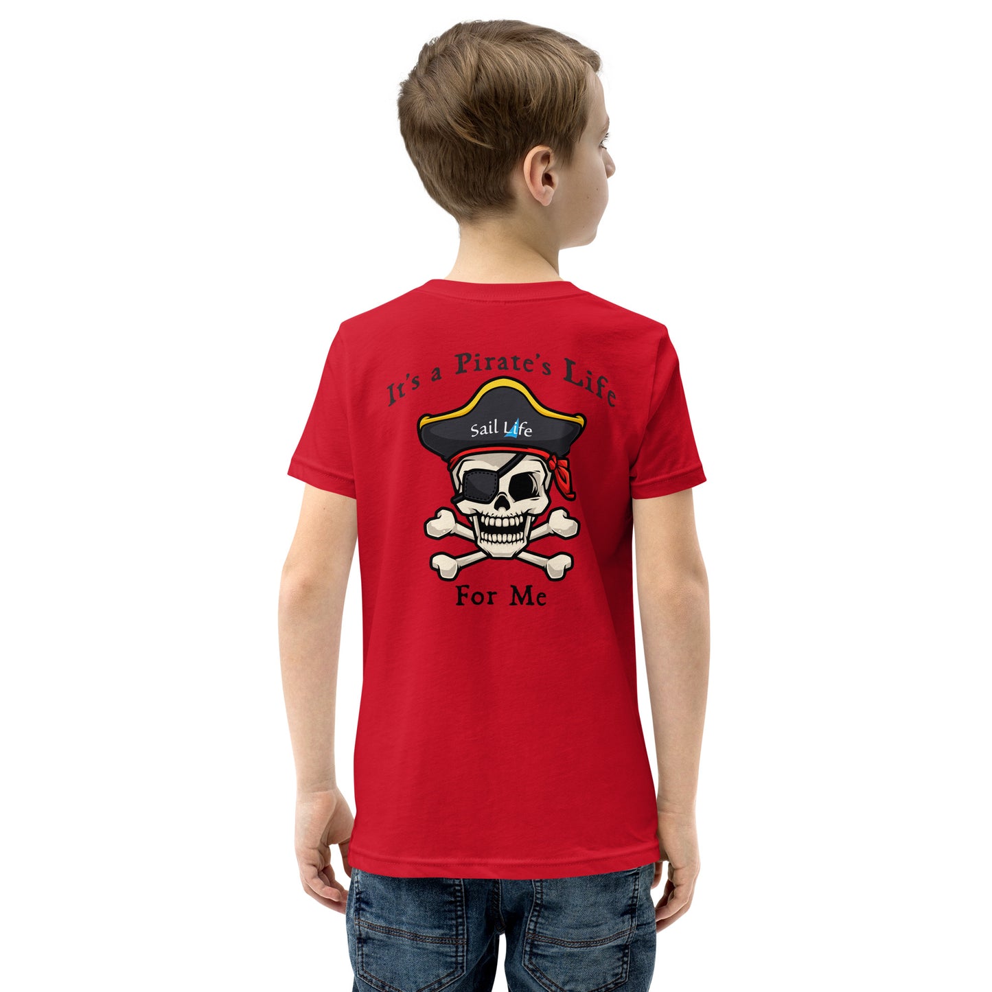 Pirate-Life-B | Boy's Youth Short Sleeve T-Shirt