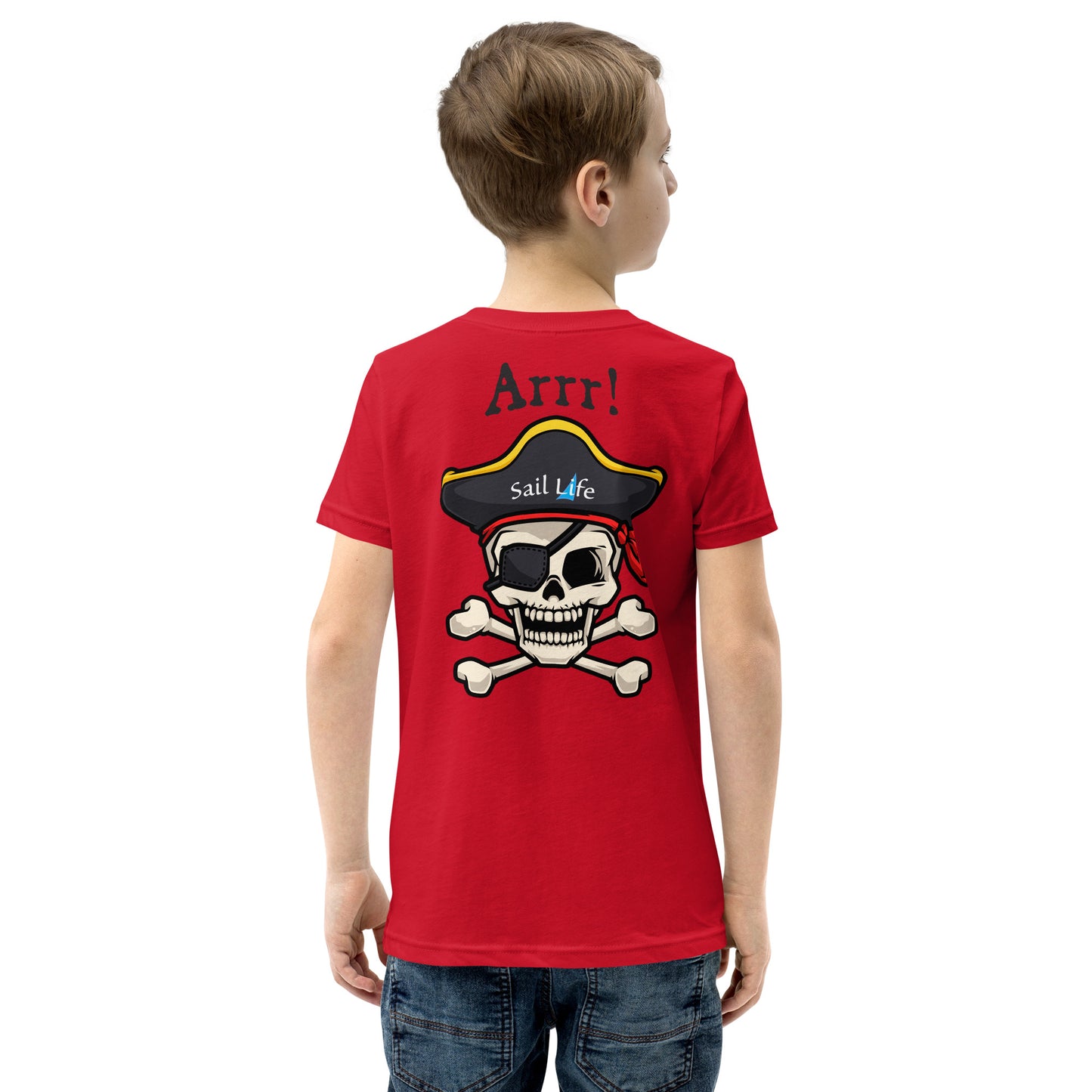 Pirate-Arrr!-B | Boy's Short Sleeve T-Shirt