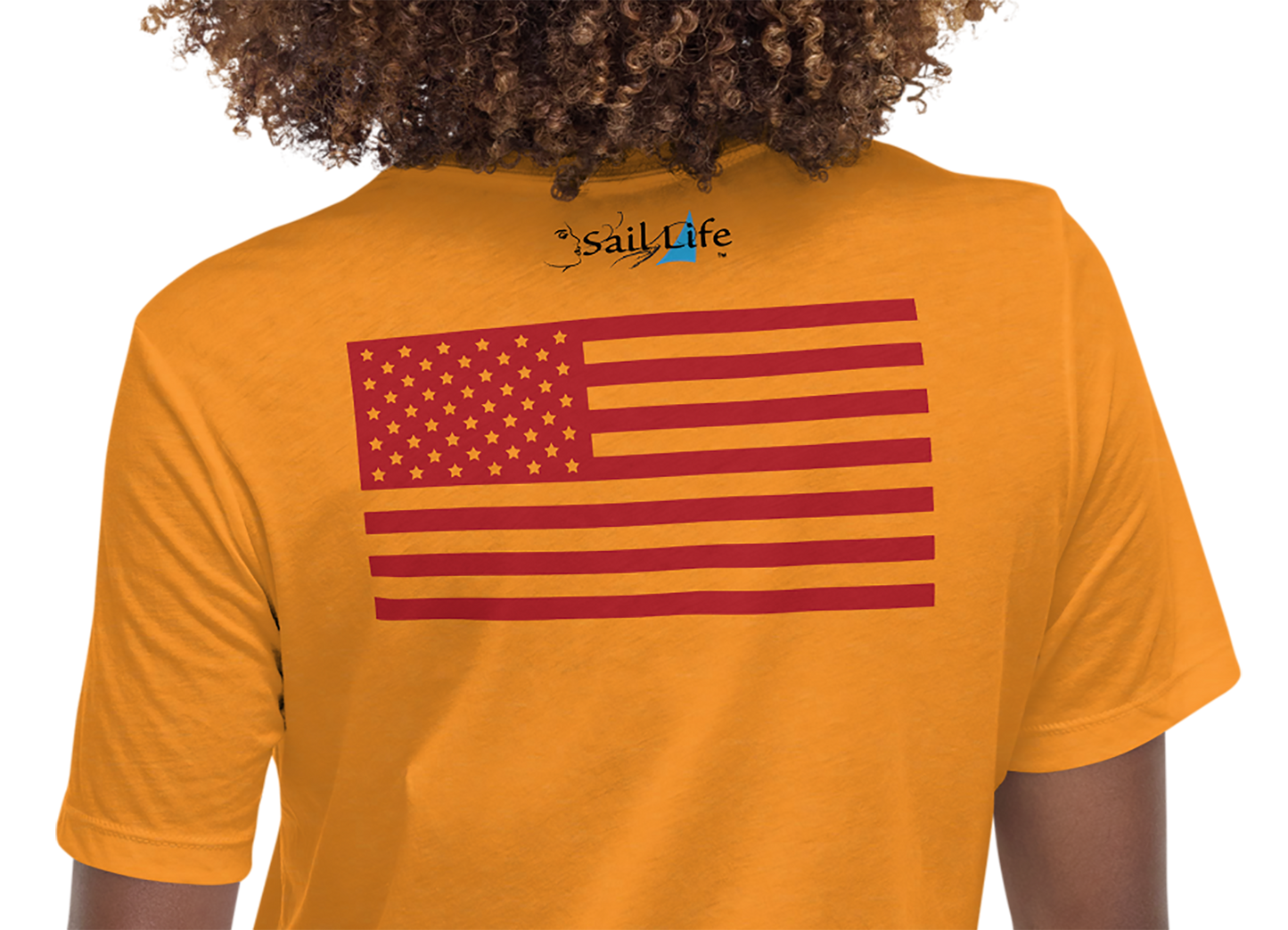 US Flag - Monocolor/Red-B | Women's Relaxed T-Shirt