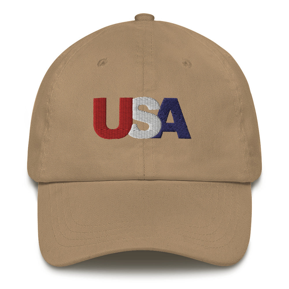 Baseball Cap - USA - Blk Back Logo