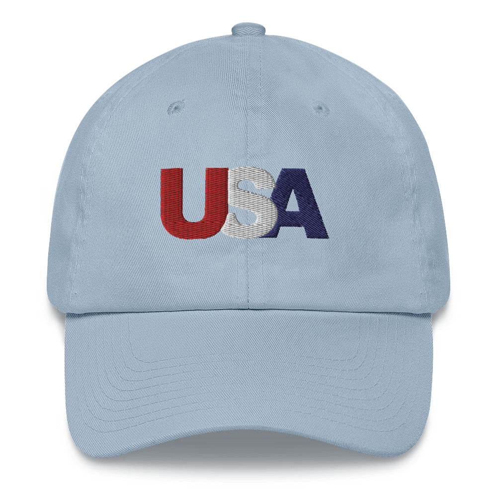 Baseball Cap - USA - Blk Back Logo