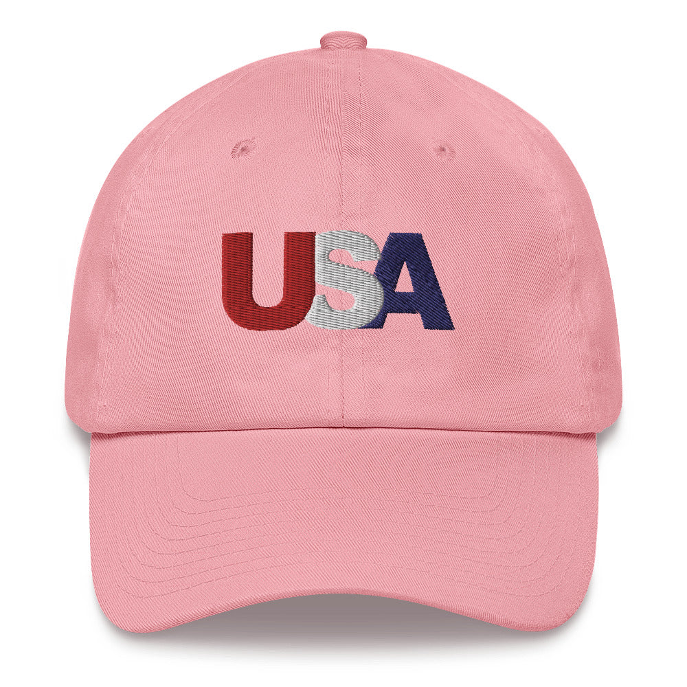 Baseball Cap - USA - Blk Back Logo