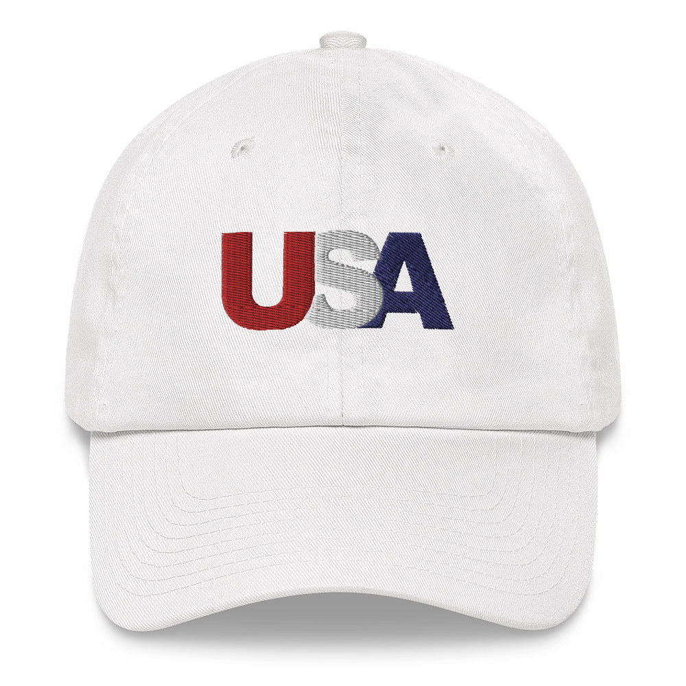 Baseball Cap - USA - Blk Back Logo