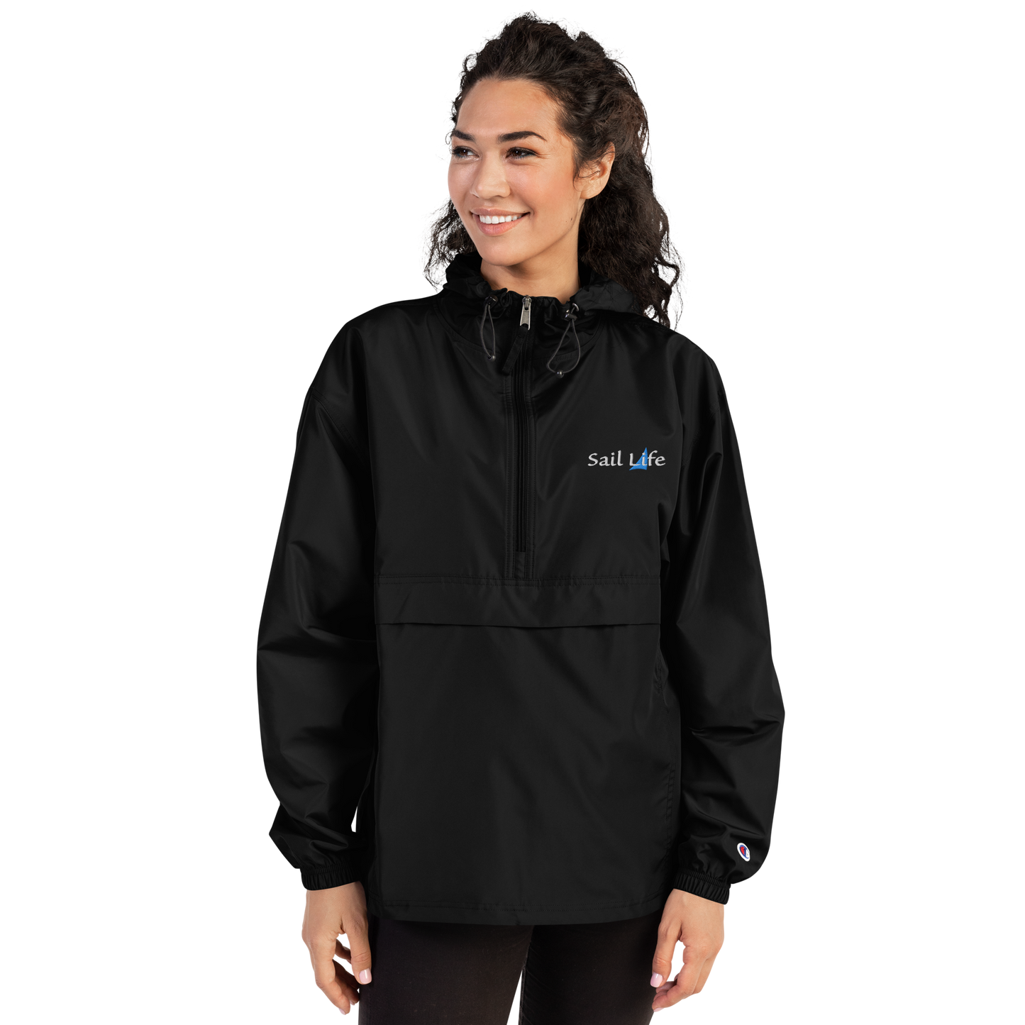 Embroidered Champion Packable Jacket - Women's