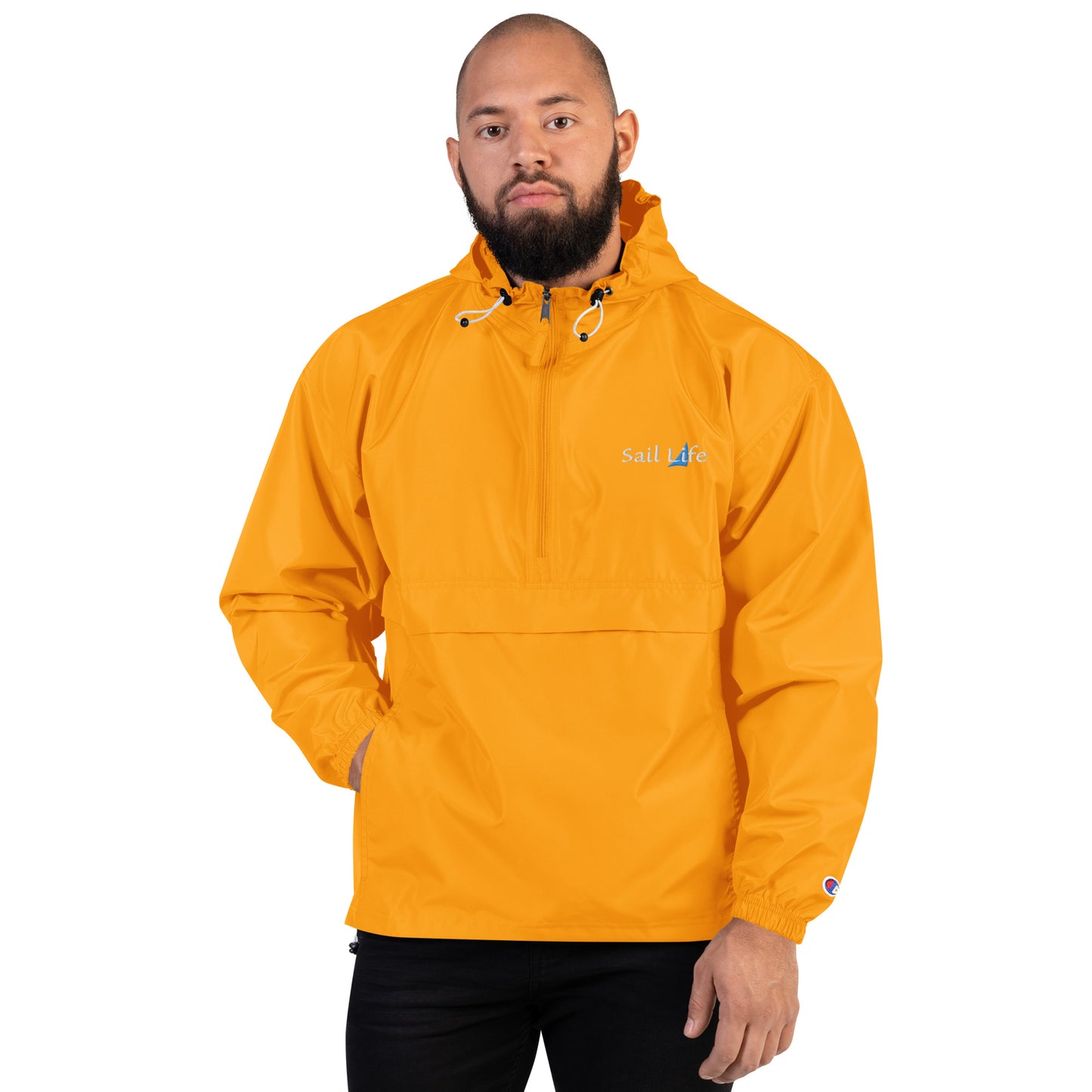 Embroidered Champion Packable Jacket - Men's