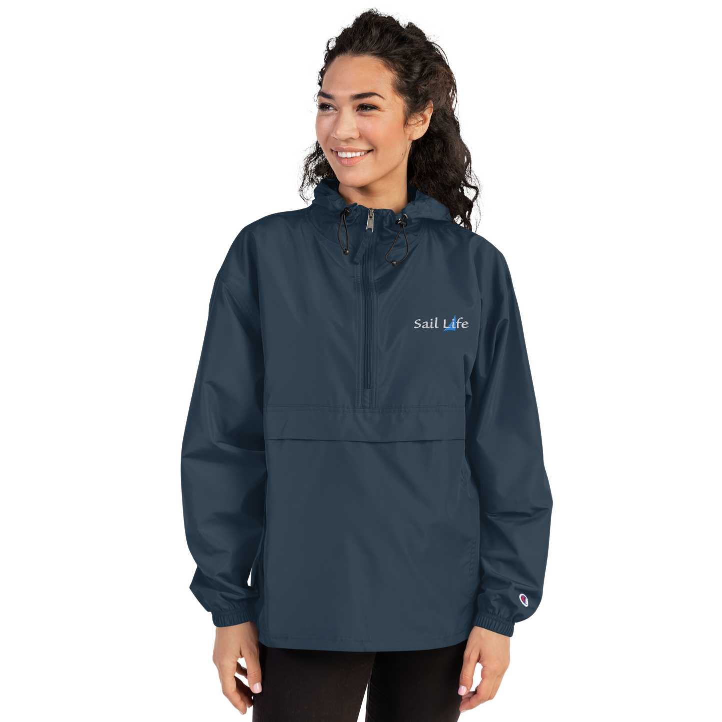 Embroidered Champion Packable Jacket - Women's