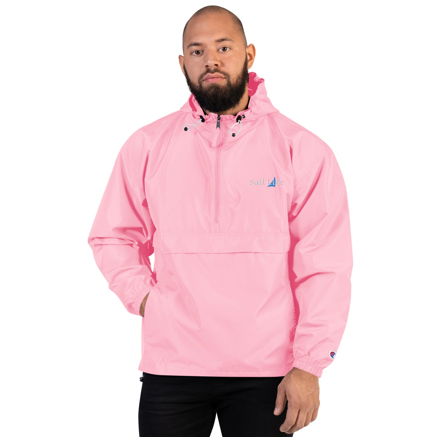 Embroidered Champion Packable Jacket - Men's