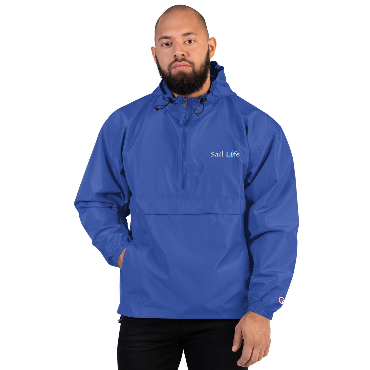 Embroidered Champion Packable Jacket - Men's