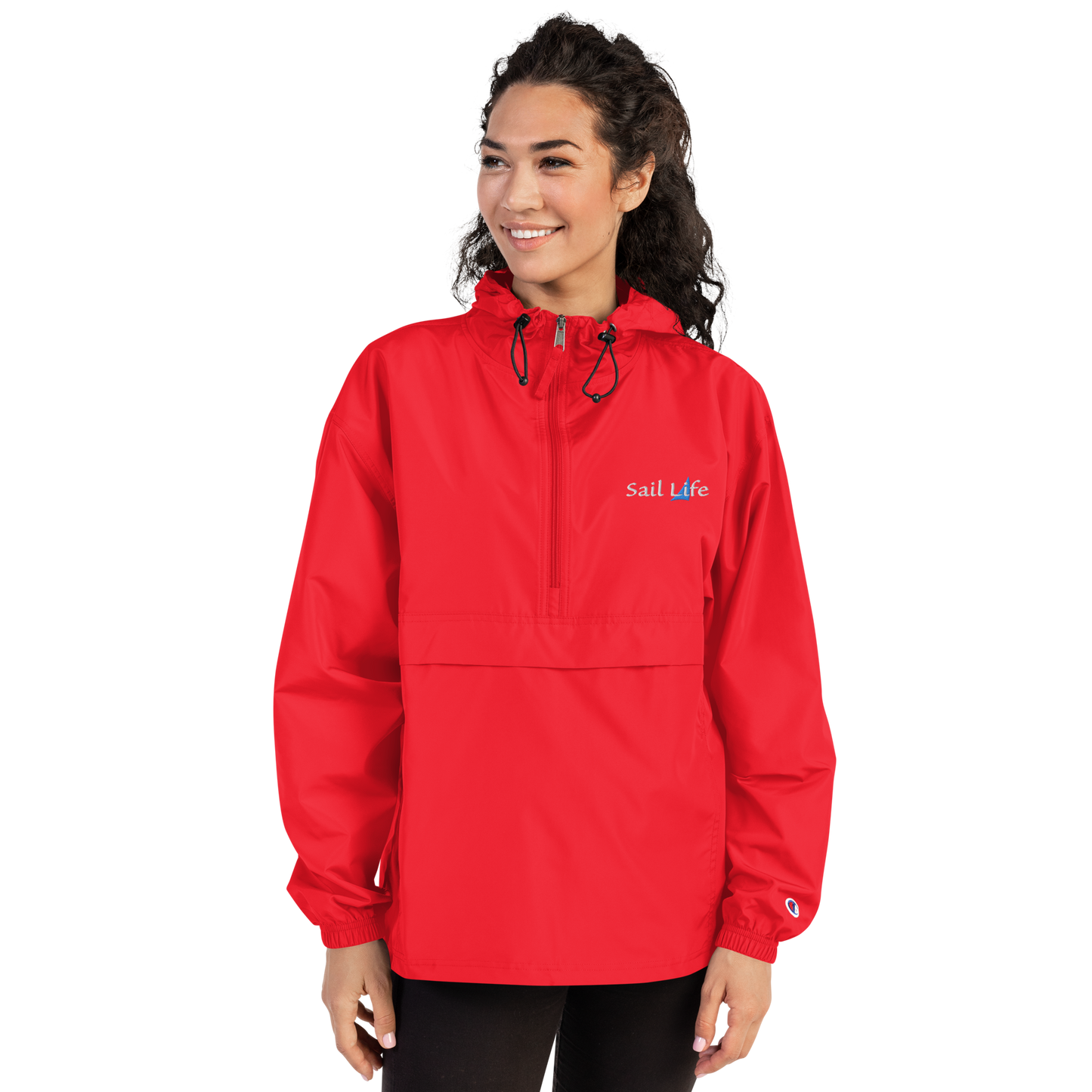 Embroidered Champion Packable Jacket - Women's