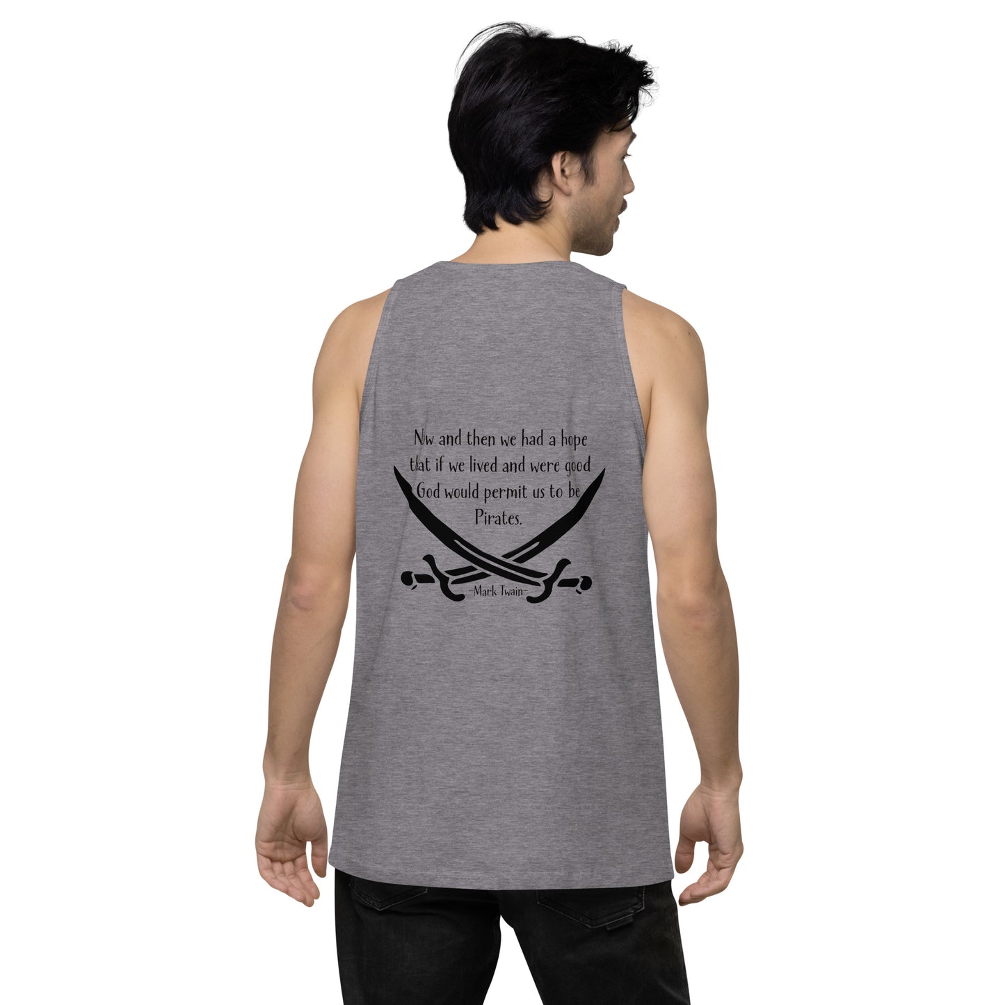 Mark Twain-B | Men’s Premium Tank Top