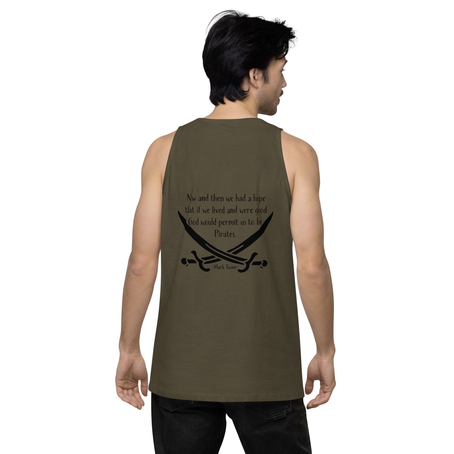 Mark Twain-B | Men’s Premium Tank Top