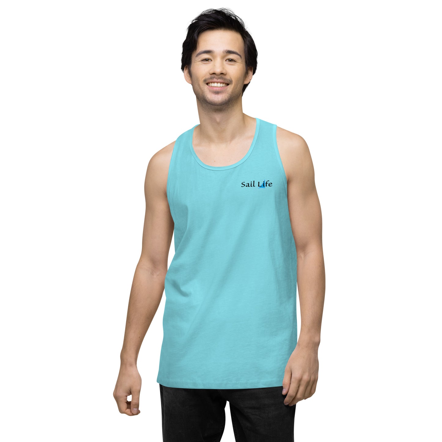 Blank Back-B | Men's Premium Tank Top