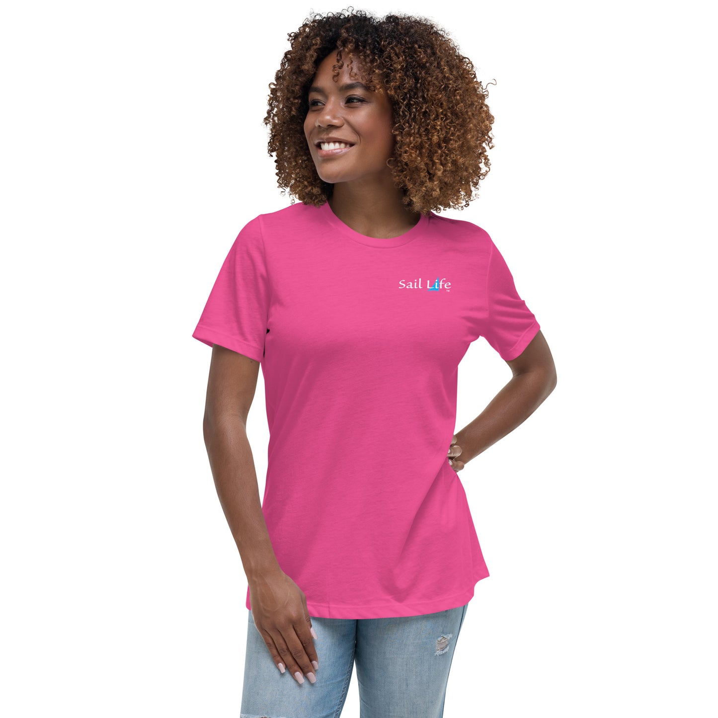 Blank Back-W  Women's Relaxed T-Shirt – Sail Life