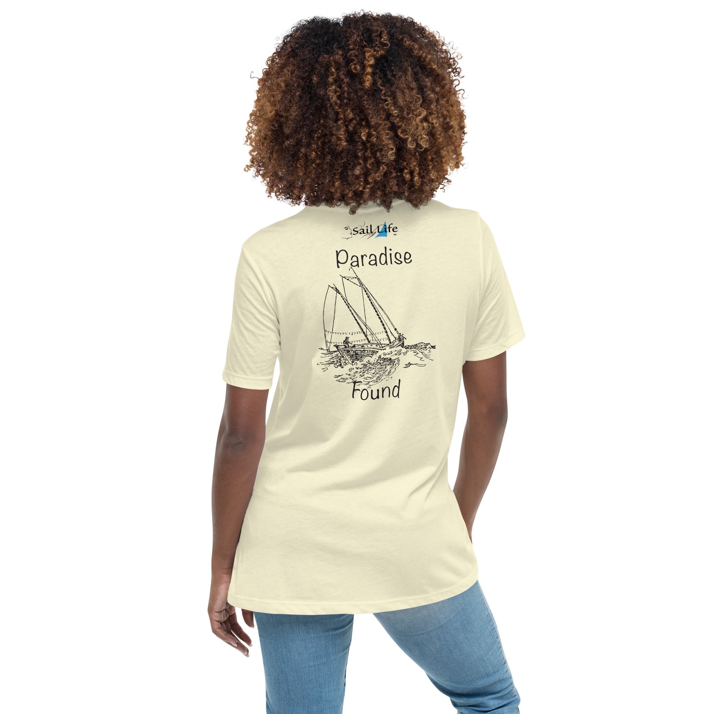 Paradise Found-B | Women's Relaxed T-Shirt