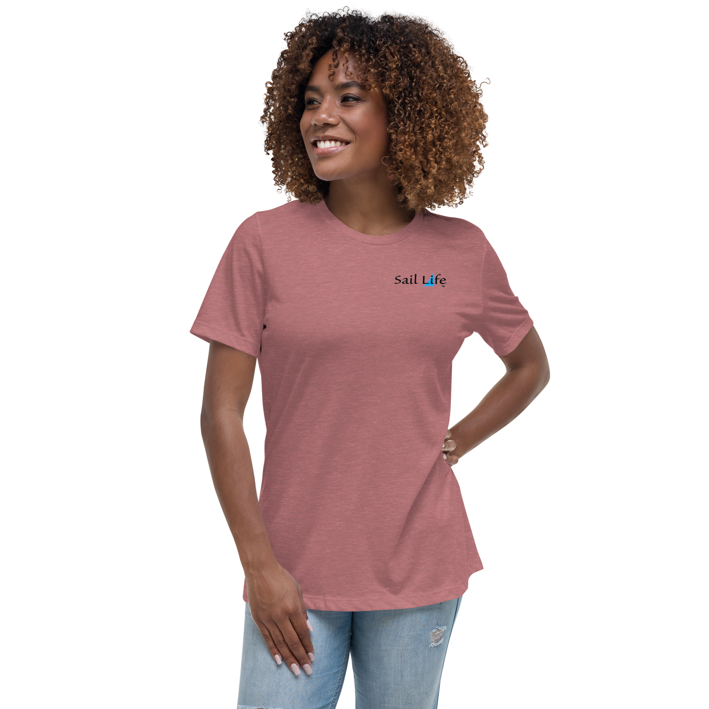 US Flag - Monocolor/Red-B | Women's Relaxed T-Shirt