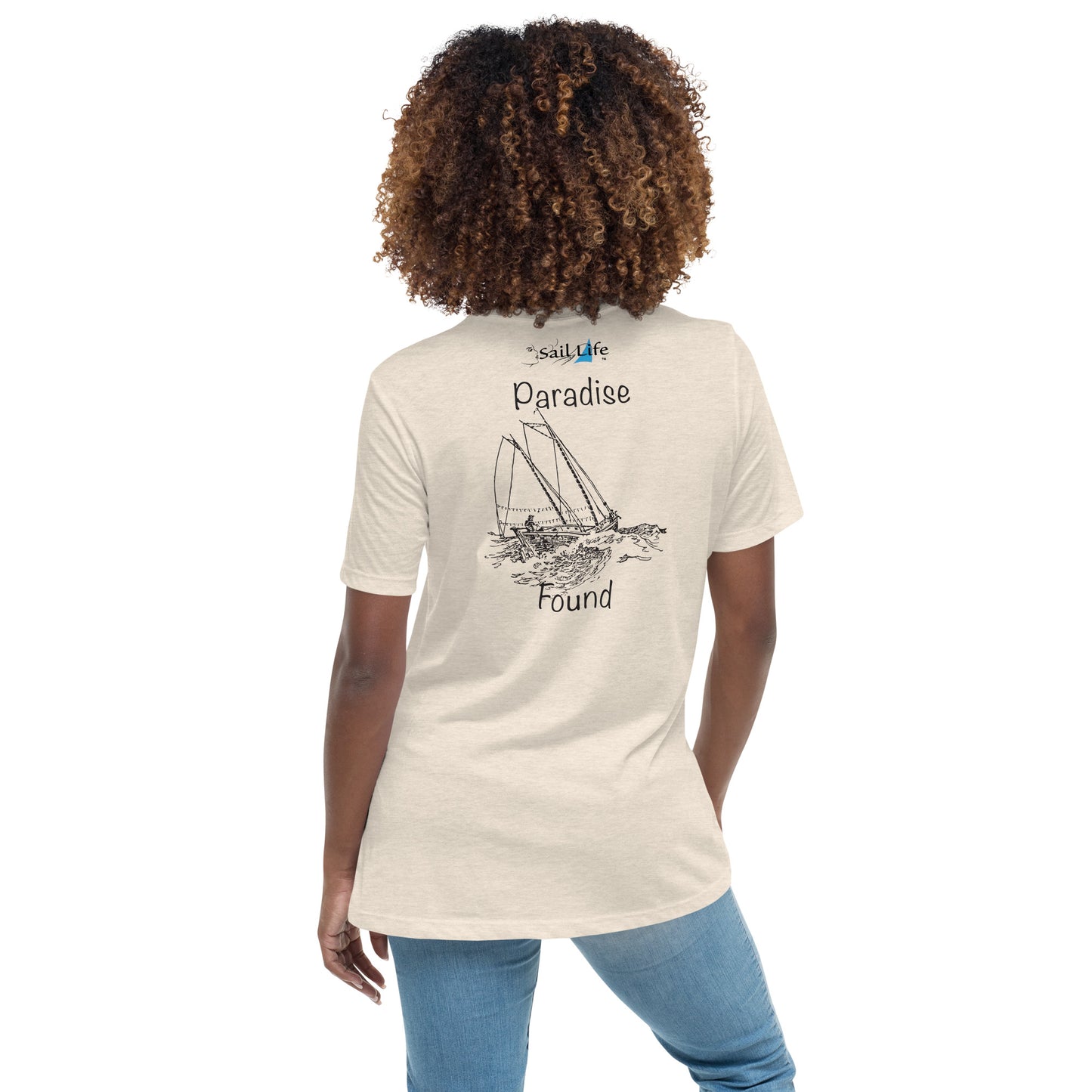 Paradise Found-B | Women's Relaxed T-Shirt