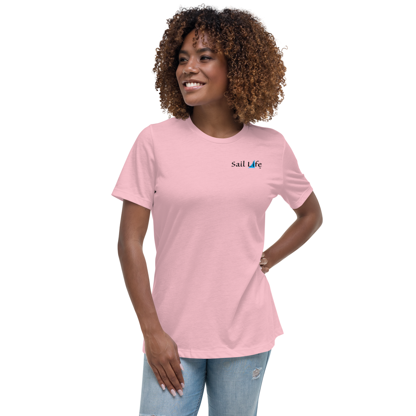 US Flag - Monocolor/Red-B | Women's Relaxed T-Shirt