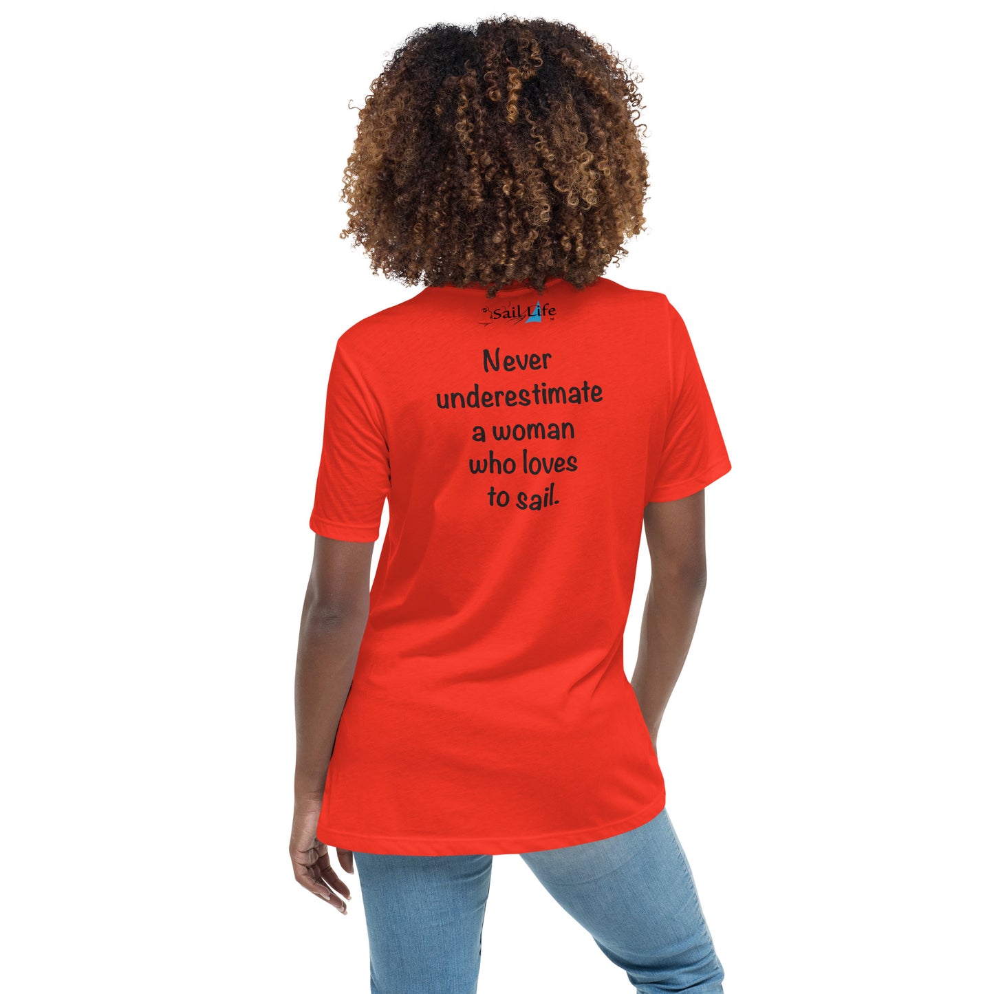 Never Underestimate-B | Women's Relaxed T-Shirt